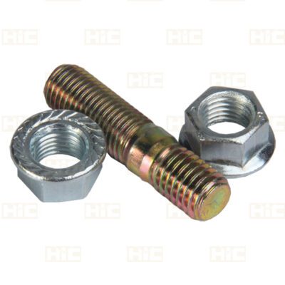 پيچ و مهره دوسر رزوه گلويی اگزوز پرايد اچ ای سی