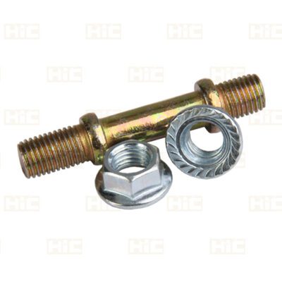 پیچ و مهره دو سر رزوه منبع اگزوز پراید